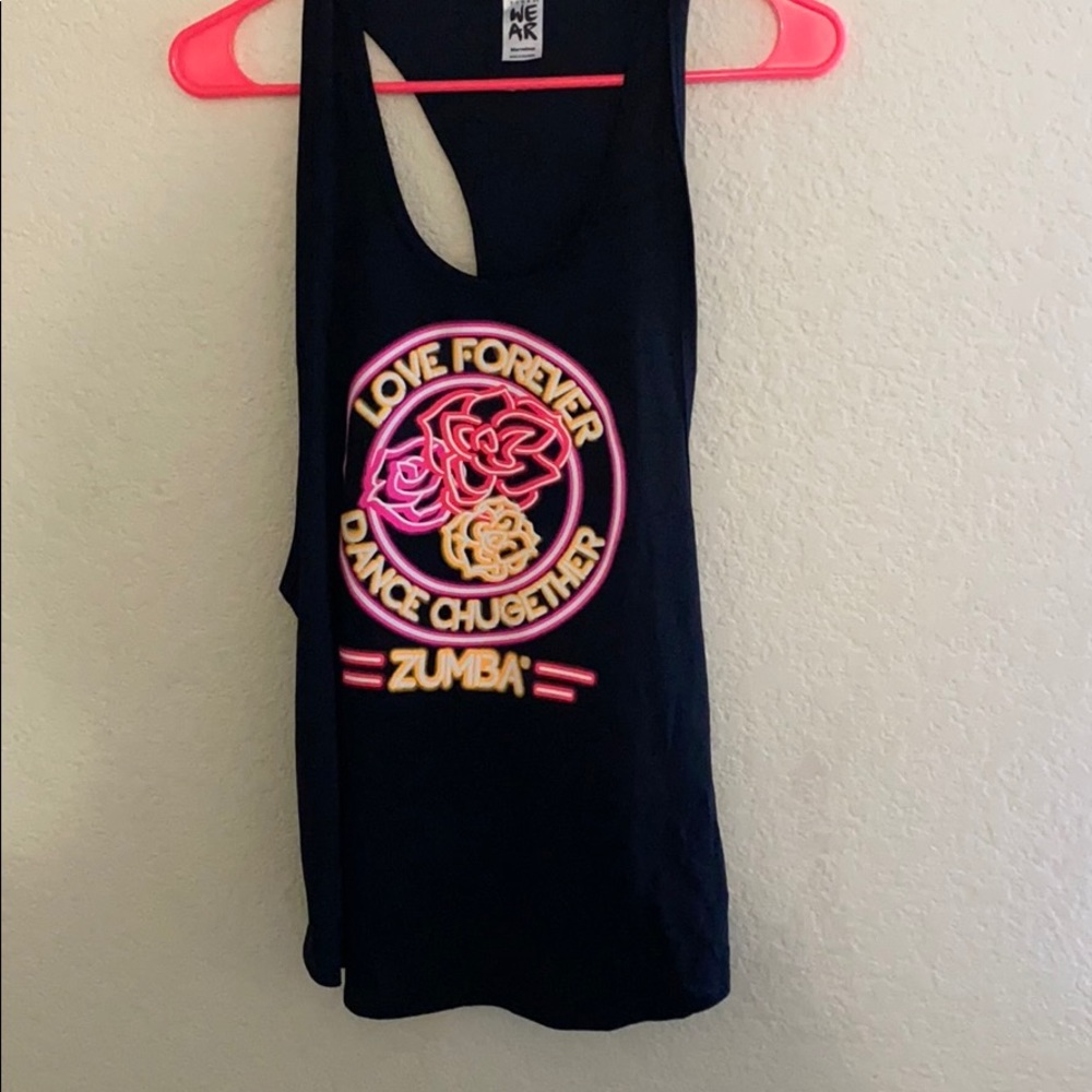 Zumba Fitness “Love forever dance chugether” tank